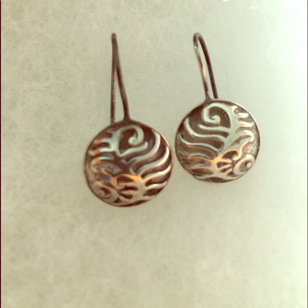 Silver earrings